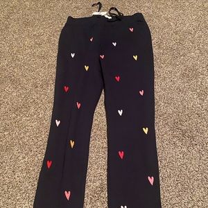 NWT - Lou & Grey Heart Terry Sweatpants - Size S - NWT